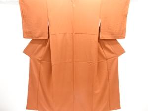 草木染　一つ紋色無地着物